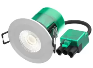 Image of Bell 6W Firestay LED Integrated Fixed Downlight, Incl White & Satin Bezel - 4000K - Plug & Play Fitting - BL10501
