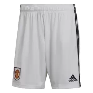 Image of adidas Manchester United Home Shorts 2022 2023 Adults - White