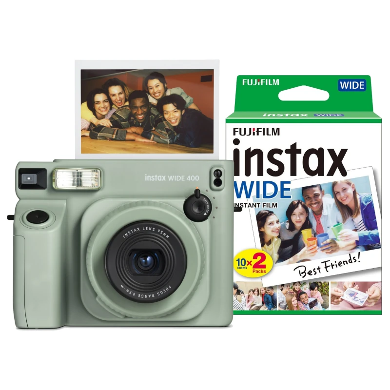 Image of Fujifilm Fujifilm Instax Wide 400 EX D Instant Camera (Camera + 20 Shot Pack) 16824123+16385995