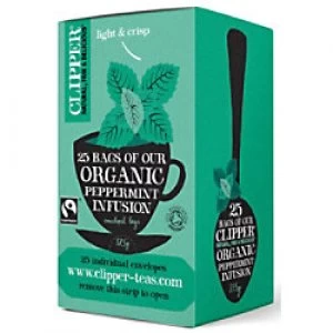 Image of Clipper Peppermint Organic Infusion Tea Pack of 25