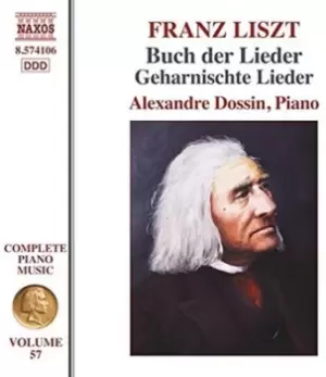 Image of Franz Liszt Buch Der Lieder Geharnischte Lieder by Franz Liszt CD Album