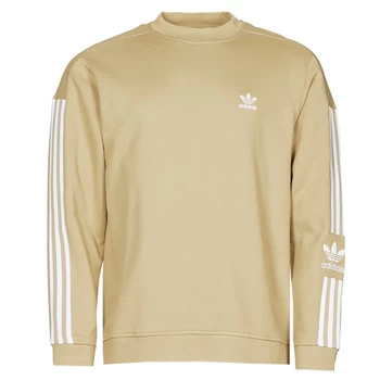 Image of adidas LOCK UP CREW mens Sweatshirt in Beige - Sizes S,M,L,XL