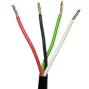 Image of 50m Outdoor Rated 4 Core Speaker Cable 1.5mmA² OXYGEN FREE COPPER (OFC) 100V Wire