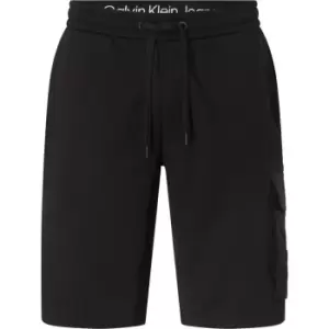 Image of Calvin Klein Jeans Monologo Badge Hwk Short - Black