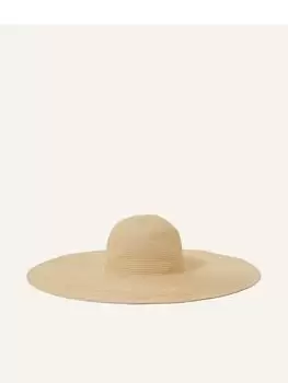 Image of Accessorize Oversized Floppy Hat, Beige, Women