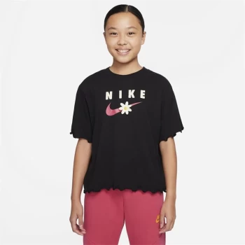 Image of Nike Daisy Crp Tee JnG22 - Black/Yellow