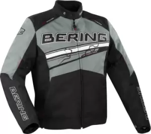 Image of Bering Bario Motorcycle Textile Jacket, black-grey-white, Size 2XL, black-grey-white, Size 2XL