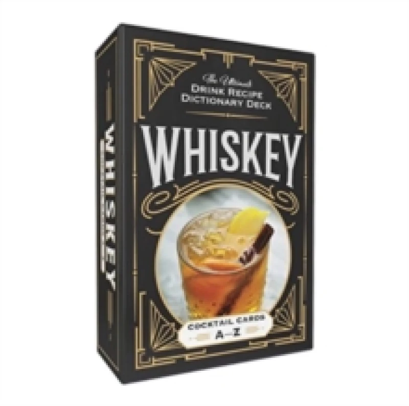 Image of Whiskey Cocktail Cards AZ : The Ultimate Drink Recipe Dictionary Deck Cards