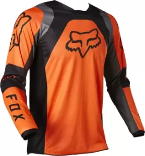 Image of FOX 180 Lux Motocross Jersey, orange Size M orange, Size M