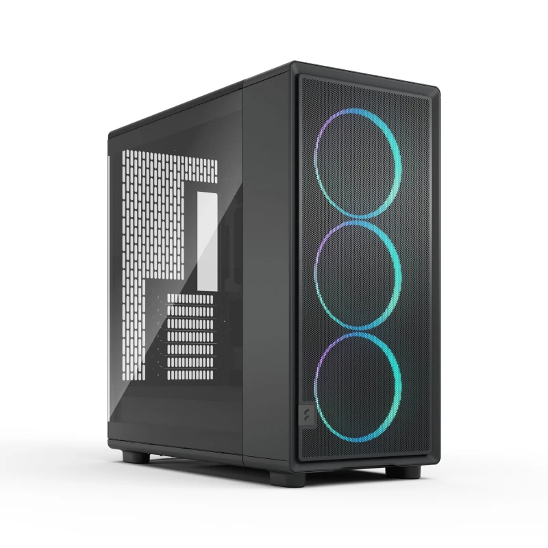Image of Fractal Design Epoch XL RGB Tempered Glass Mid Tower Gaming PC Case - Black FD-C-EPO1X-04