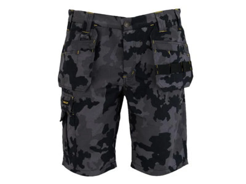 Image of Stanley STW40058-204 Hanley Holster Shorts Black Camouflage Waist 32" STW40058-204