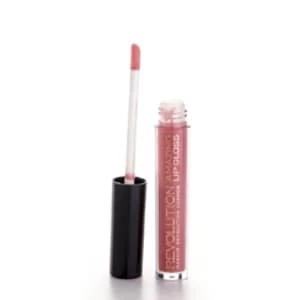 Image of Makeup Revolution Amazing Lipgloss Natural Pink