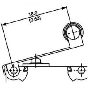 Image of Microswitch 250 V AC 5 A 1 x OnOn Saia V4NST7YR