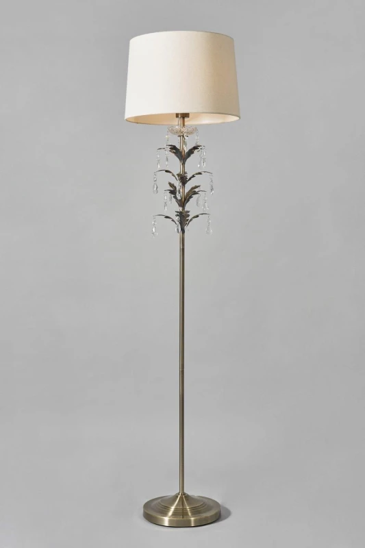 Image of EA BHS Josefine Leaf Metal Floor Lamp - Brass