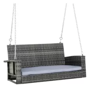 Image of Outsunny 2 Seater Rattan Swing Chair