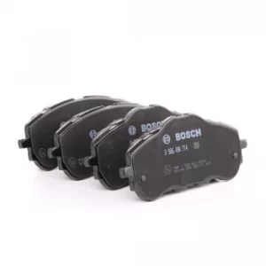 Image of Bosch Brake Pads PEUGEOT,CITROEN,OPEL 0 986 494 714 1610428780,1612886480,1647860280 Disk Pads,Brake Pad Set, disc brake 1610428780,1612886480