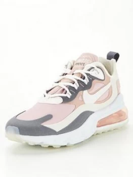 Image of Nike Air Max 270 React Trainer - Pink/Grey