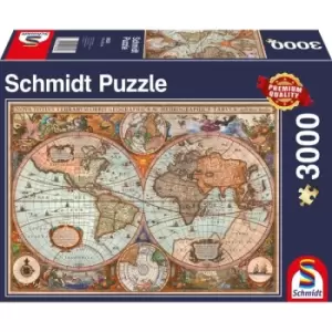 Image of Ancient World Map 3000 Piece Jigsaw Puzzle