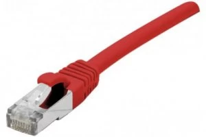 Image of 15m RJ45 Cat6a FUTP LSZH Snagless Red