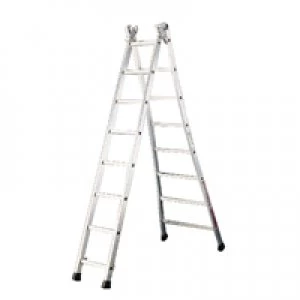 Image of Slingsby Transformable Aluminium Ladder 2x7 Rungs 328807