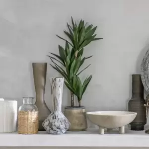 Image of Gallery Interiors Raptis Potted Yucca Faux Plant Green