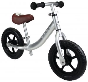 Image of Ace of Play Balance Bike Anodised Silver.