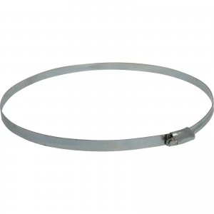 Image of Faithfull Zinc Plated Hose Clips 210mm - 242mm Pack of 1