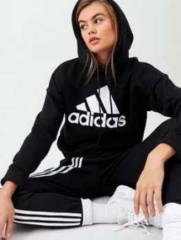 Image of Adidas Bos Long Hoodie - Black