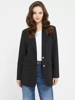 Image of Guess Carla Blazer - Jet Black, Size S, Women