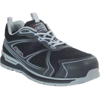 Image of PB220 Gravity Five Black Grey Trainer SZ.9 - Perf