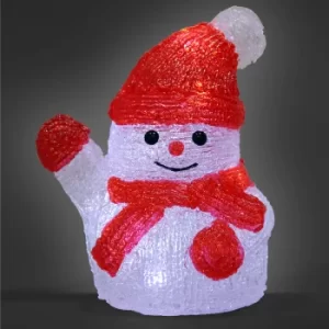 Image of LED Christmas Figure Acryl Snowman