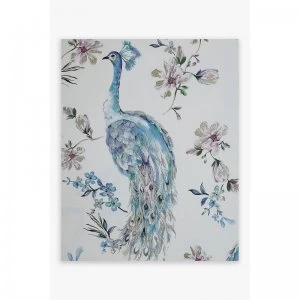 Image of Peacock Glitter Canvas