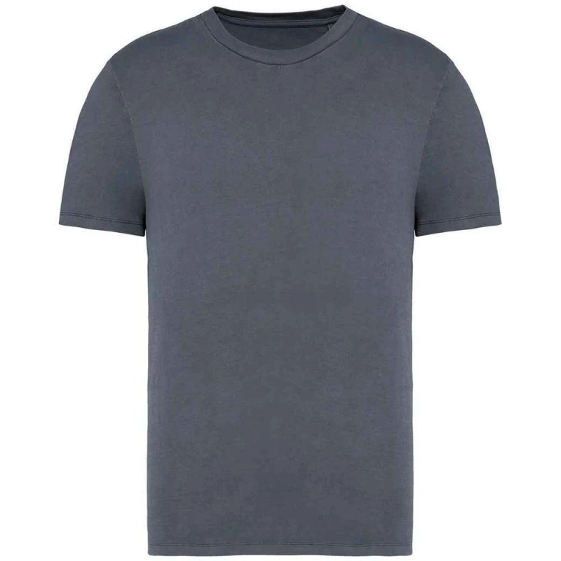 Image of Native Spirit Mens Faded T-Shirt in Mid Grey Size: XS Mid Grey Male XS