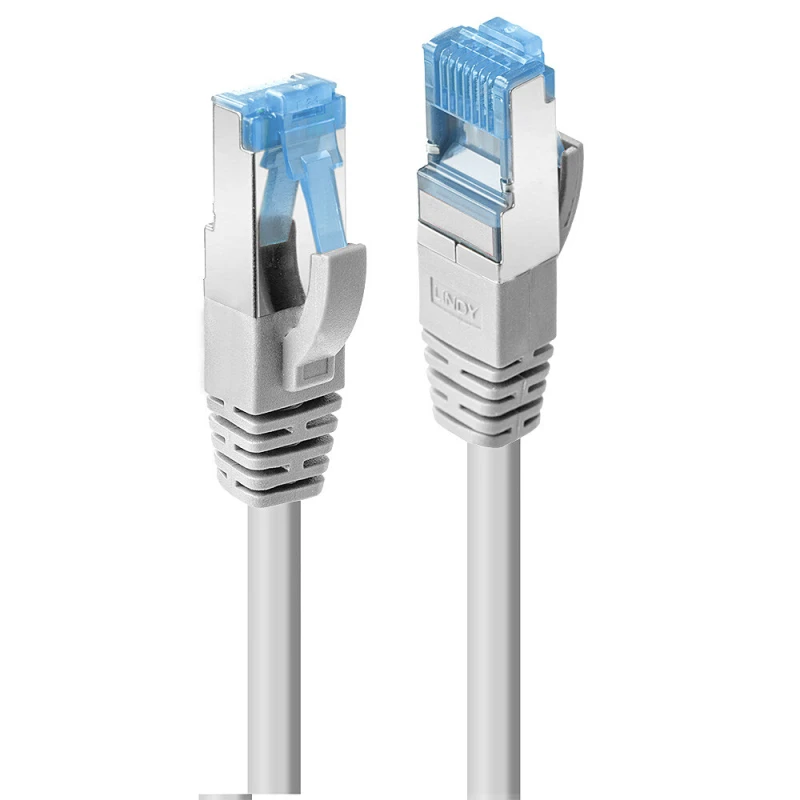 Image of Lindy 0.3m Cat.6A S/FTP LSZH Network Cable. Grey
