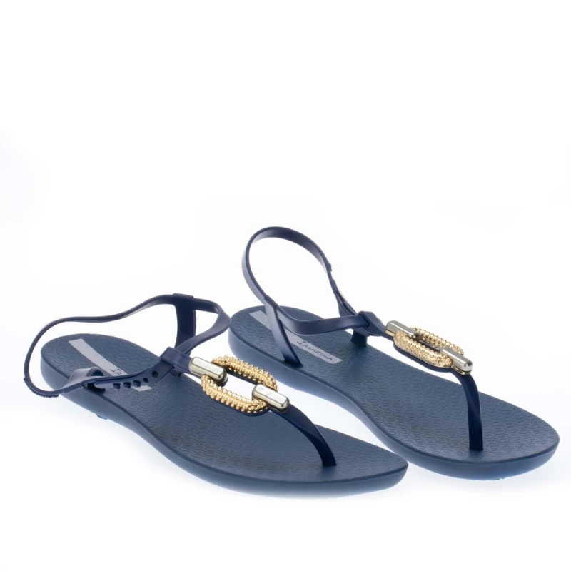 Image of Ipanema Sparkle Sandal Navy Gold Navy female