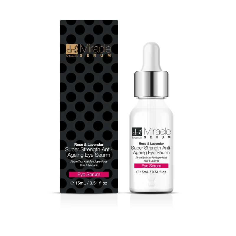 Image of Dr Botanicals Rose Lavender Super Strength Anti Ageing Eye Serum 15ml