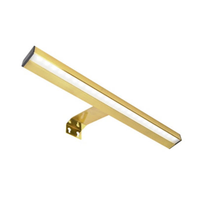 Image of ValueLights ValueLights Ryle Rechargeable Easy Fit Wall Touch Single Light Fitting in Gold Gold One Size Unisex 5016529266334