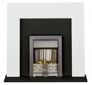 Image of Adam Miami Electric Fire Suite - White