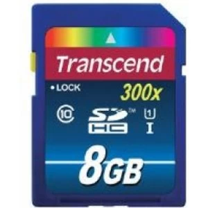 Image of Transcend UHS-I 300x Premium (8GB) Secure Digital High-Capacity Flash Card (Class 10)