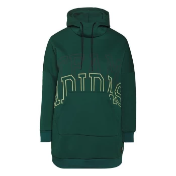 Image of adidas Sportswear Oversize Fleece Hoodie (Plus Siz - Collegiate Green