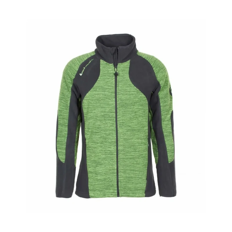 Image of Fleece jacket Peak Mountain Cecut Vert Male L