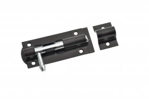 Image of Wickes Tower Bolt - Black 76mm