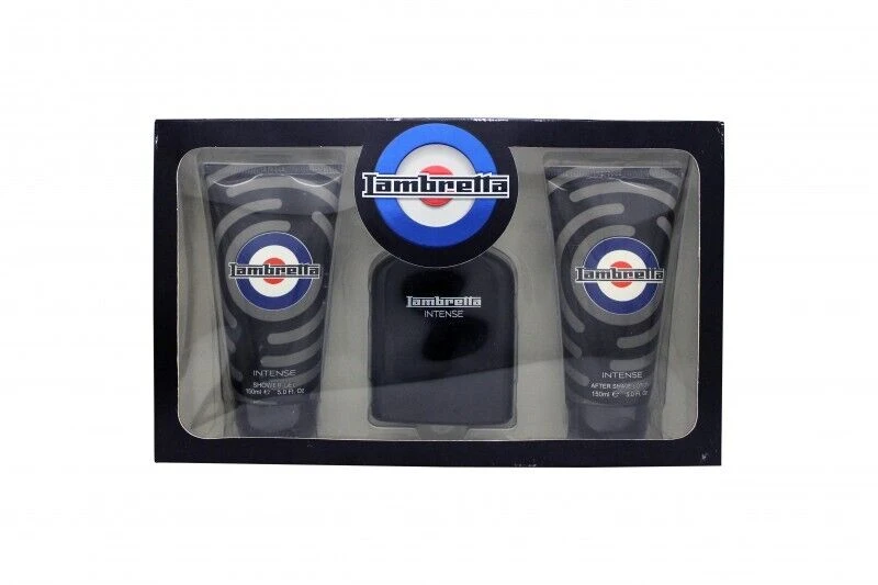 Image of Lambretta Intense Gift Set 100ml Eau de Parfum + 150ml Shower Gel + 150ml Aftershave Lotion