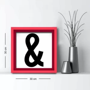 Image of 3030AHS-0100k Multicolor Decorative Framed MDF Painting