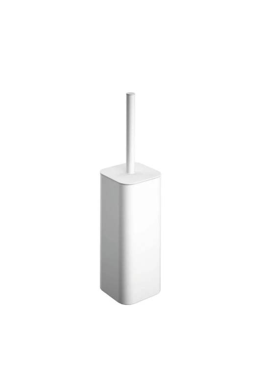 Image of Cosmic Toilet brush & holder, Matt white, NEA Collection in Soft White Soft White Unisex