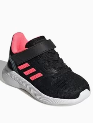 Image of Adidas Infant Runfalcon 2.0, Black/Pink/Blue, Size 9