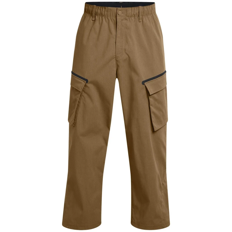 Image of Under Armour Mens Utility Cargo Joggers Brown male S