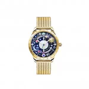 Image of Cosmic Amulet Blue Dial Gold-Coloured Watch WA0403-264-207