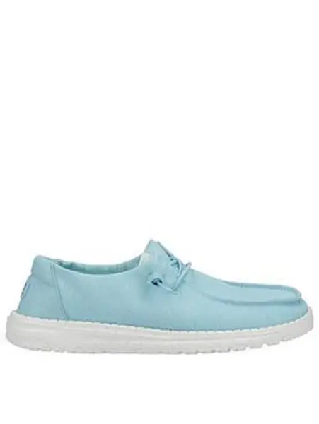 Image of Heydude Wendy Canvas Shoe Blue VWZW3 Female 4,5,7,8