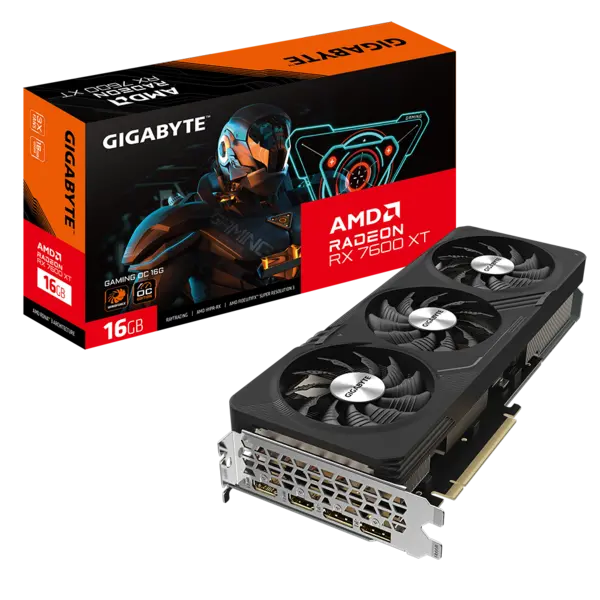 Image of Gigabyte Radeon RX 7600 XT GAMING OC 16GB GDDR6 Graphics Card